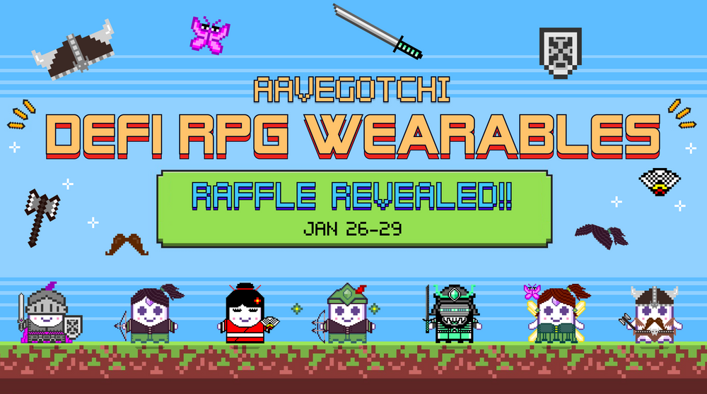 Aavegotchi DeFi RPG Wearables Raffle Revealed