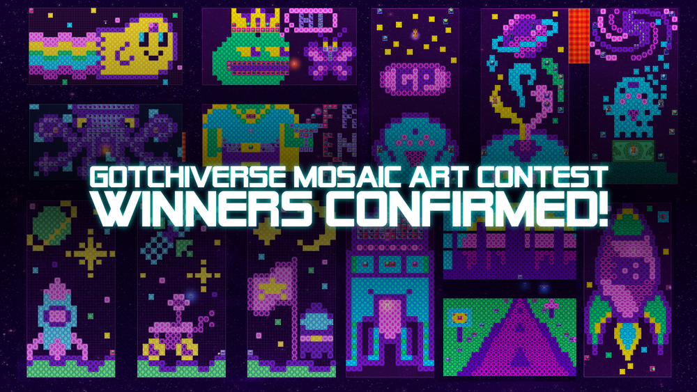 Gotchiverse Mosaic Tiles Art Contest Winners Confirmed!