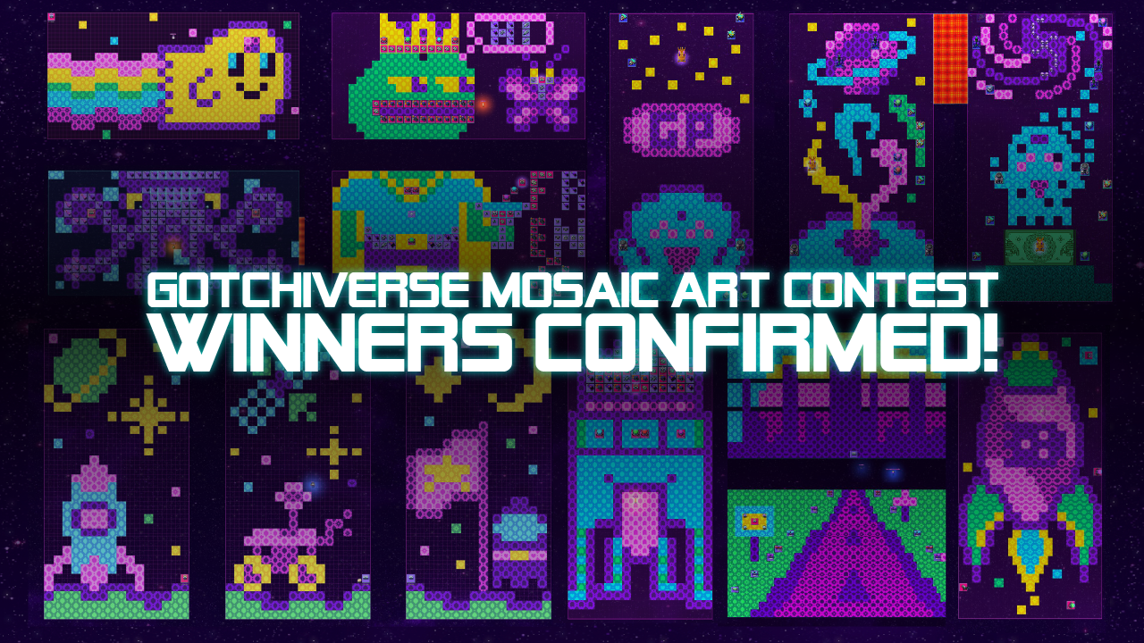 Gotchiverse Mosaic Tiles Art Contest Winners Confirmed!